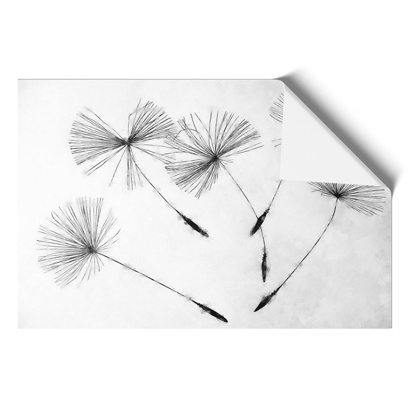 Dandelion Seeds Painting - Frameless Print, 42cm H x 59cm W x 0.1cm D