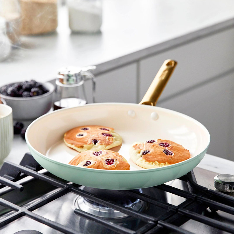 Greenpan Padova Reserve 2 Piece Frypan Set 20Cm & 26Cm - Blush Pink, Green