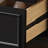 Modern multi-functional glass door accent cabinet