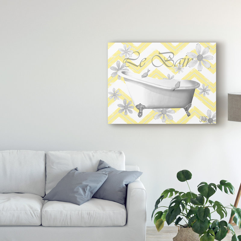 «Le Bain I» par Jade Reynolds, reproduction d'art sur toile, H 14 po x l 19 po x P 2 po