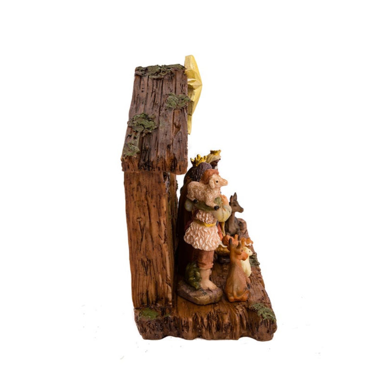Kurt Adler 11-Piece Christmas Nativity Set with Stable