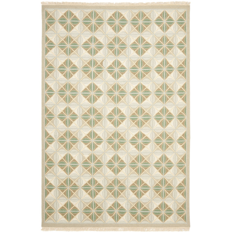Tapis tissé à la main Linwood Sumak, Rectangle 8 pi x 10 pi