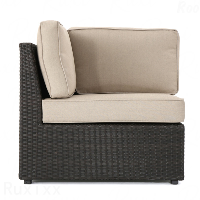 Patio Table Corner, Dark Brown
