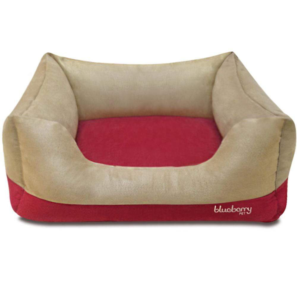 Tucker Murphy Pet™ Washable Dog Bed Cover, ColorBlock Premium Mecrosuede Dog Bed Replacement