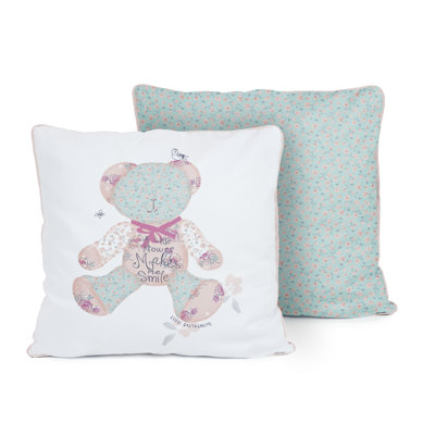 Chappell Mon Ours Cotton Floral Square Throw Cushion
