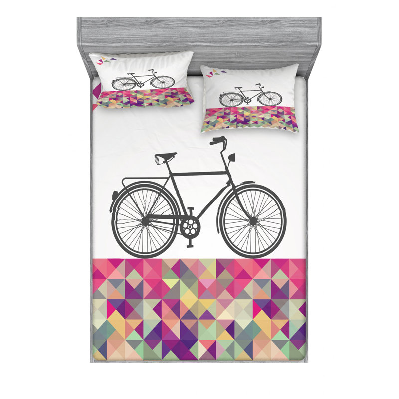 Microfiber Sheet Set, Full Sheet Set with Fitted Sheet