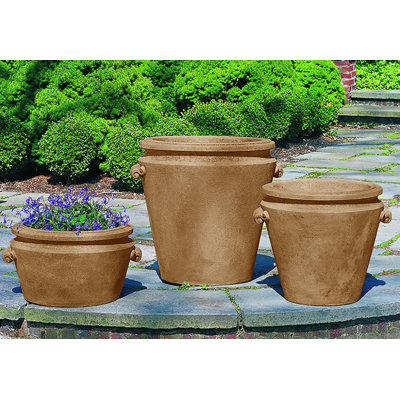 Scroll Handle Handmade Planter
