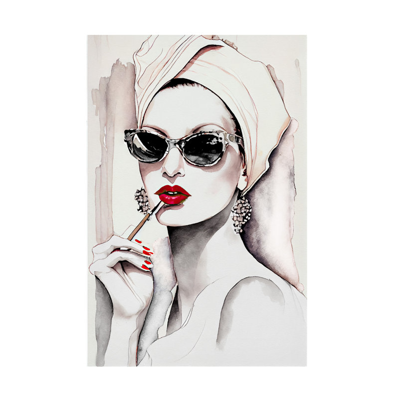 «People Pose» sur toile, H 19 po x l 12 po x P 2 po