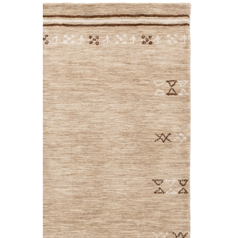 Tapis d'intérieur en laine tissé à la main Himalaya, Rectangle 9 pi 0 po x 12 pi 0 po