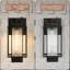 Tiernan Matte Black 2 - Bulb 33.8cm H Outdoor Wall Lantern with Dusk to Dawn