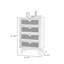 Armoire d'appoint Modern Burlywood