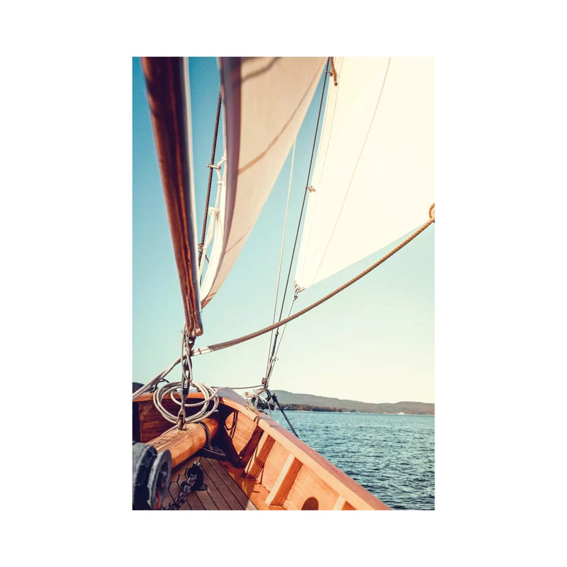 Setting Course 1 Piece Wrapped Canvas Wall Art, 20.32 cm H x 30.48 cm W