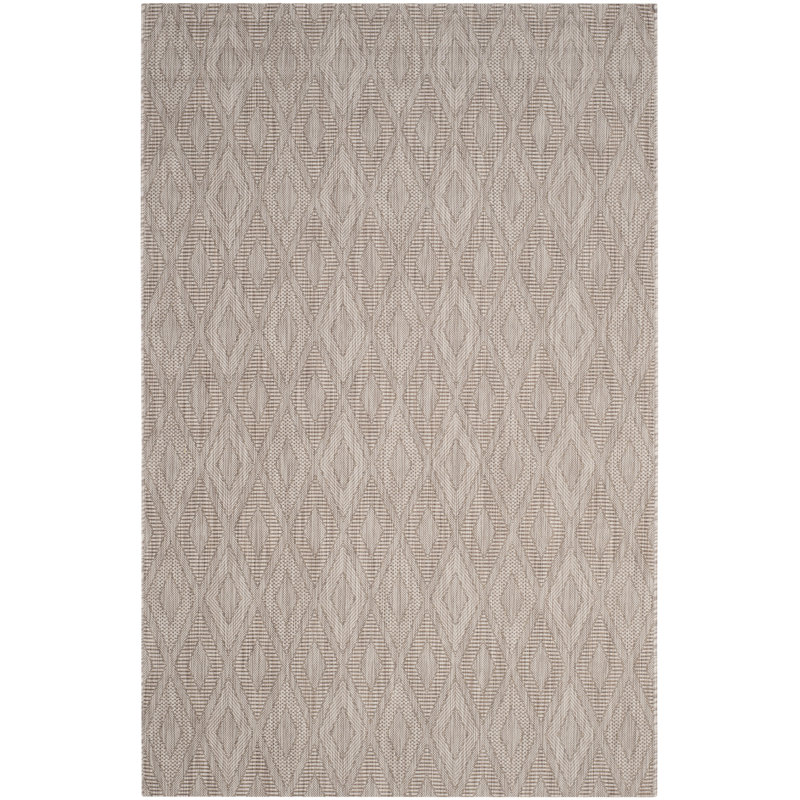 Tapis intérieur / extérieur beige Davy, Rectangle de 10 pi x 14 pi