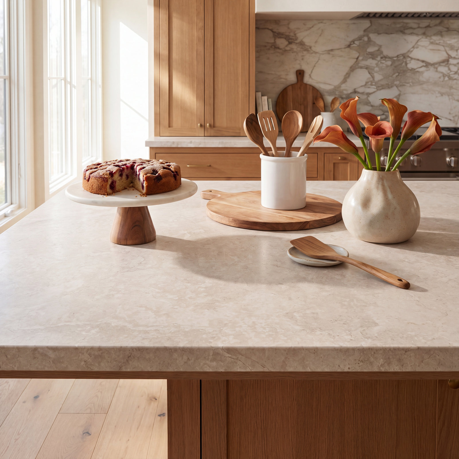 Kirby 8" x 8" Tile, Avorio