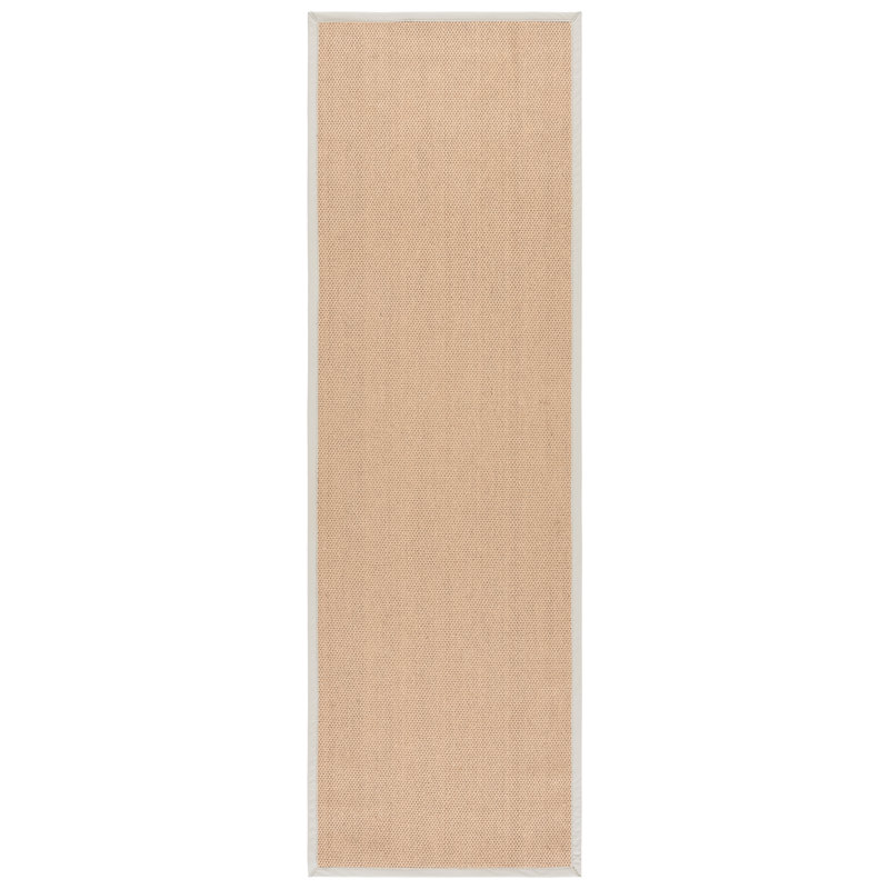 Tapis naturel / beige Natural Fiber 138, Tapis de couloir 2 pi 6 po x 8 pi