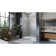 Seneca 56-60 in. W x 76 in. H Frameless Sliding Shower Door in Polished Stainless Steel