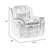  Gotay 39.5" Modern & Contemporary Polished Microfiber Reclining Chair with Tab Pull Reclining Motion, Solid Wood & Plywood Frame-1705380028