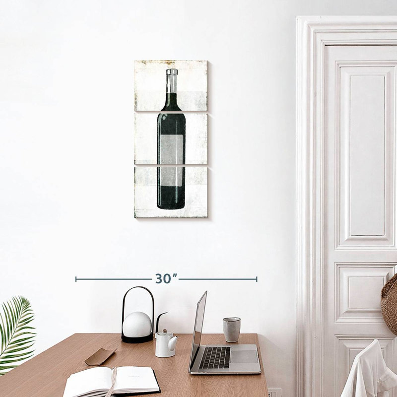 Wine Bottle, 27" H x 12" W
