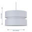 19cm H Cotton Drum Pendant Shade ( Uno )-2034893265