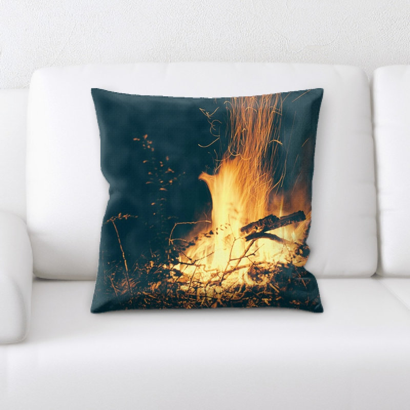 Larsen Fire Throw Pillow