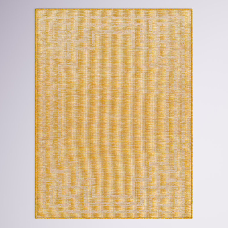 Tapis oriental intérieur / extérieur Finbur, Rectangle 5 pi 3 po x 7 pi