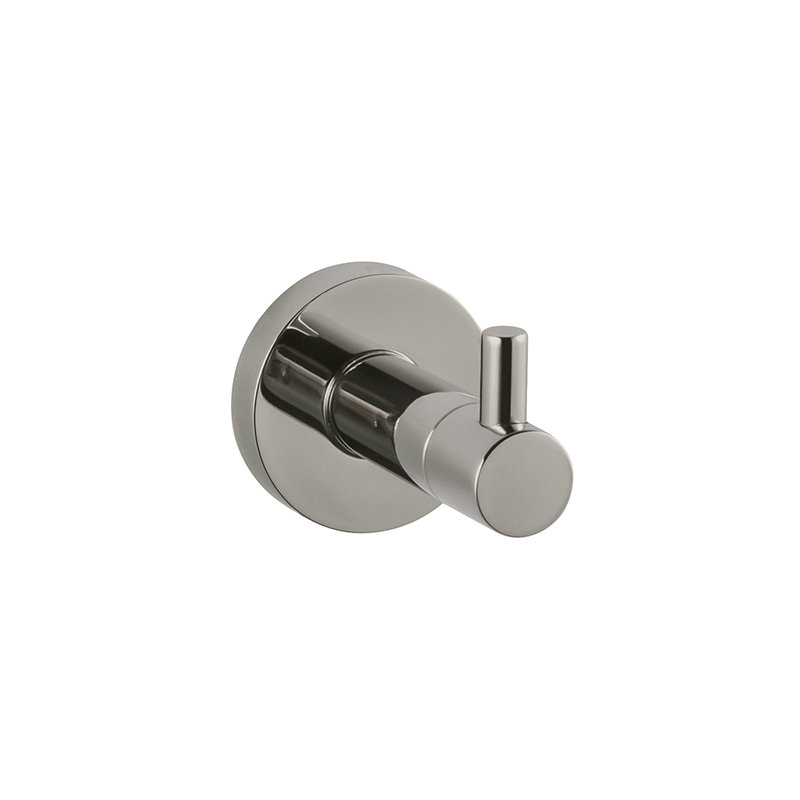 Trova Single Robe Hook, Brushed Nickel