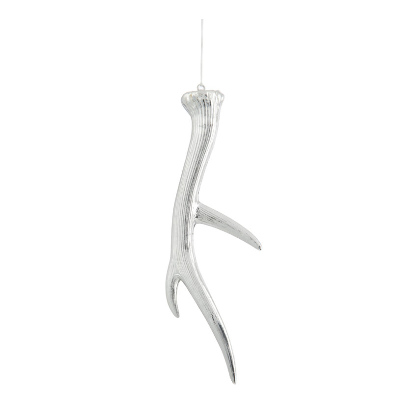 21 cm Plastic Shatterproof Hanging Figurine Ornament, Silver