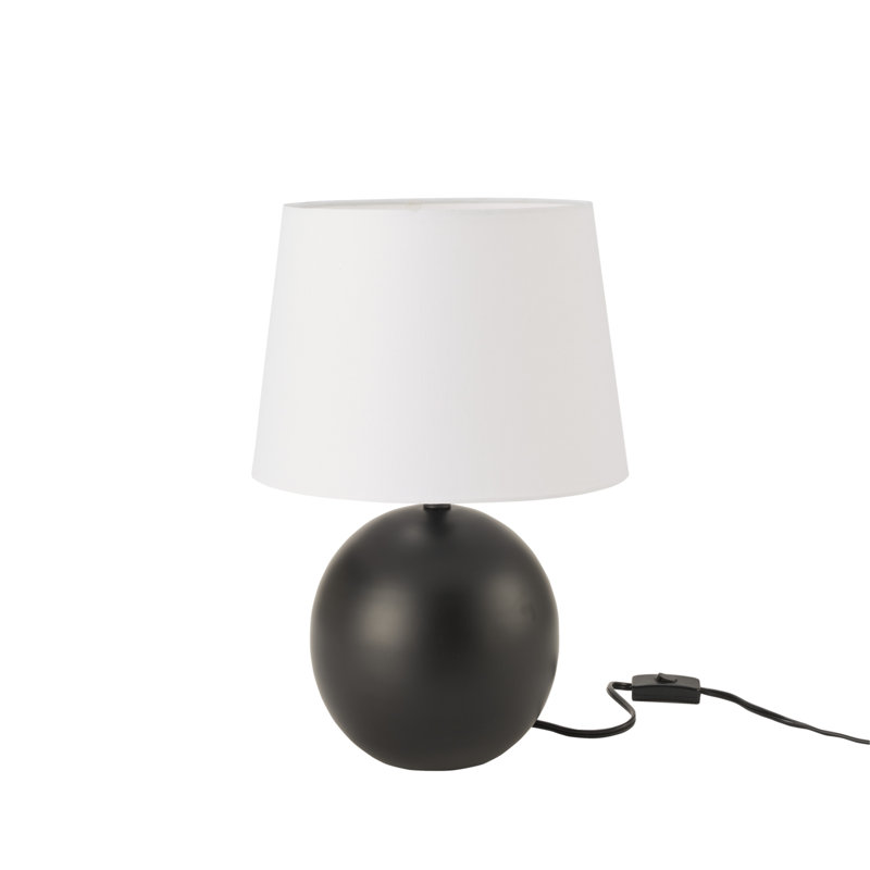 Jiovanna Metal Table Lamp, Black, Black