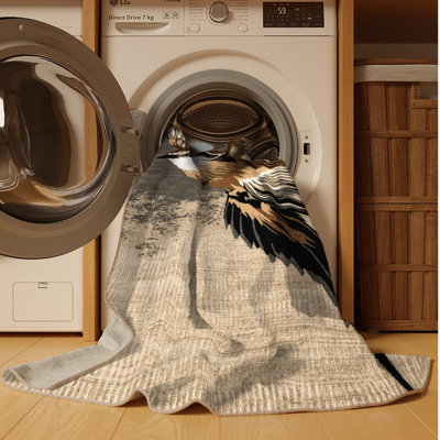  Tapis lavable palmier africain Swift Birds