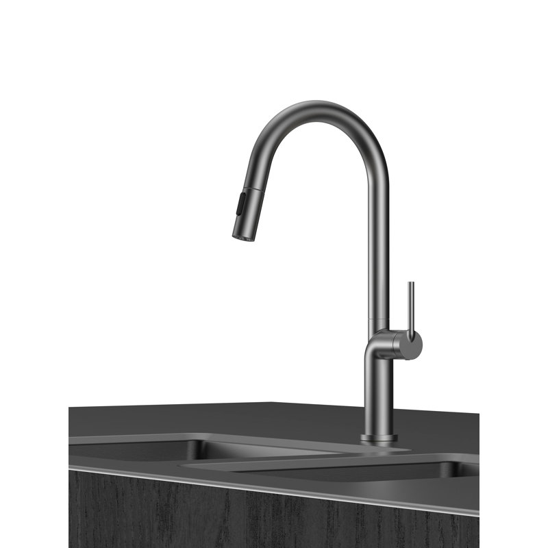 AvaMalis Pull Out Kitchen Faucet, Brushed Chrome
