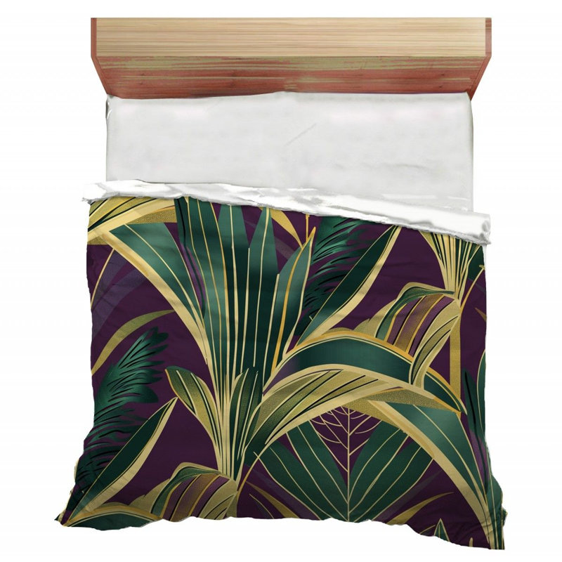 Trendy Floral Plush Bedding, Twin Comforter