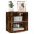 vidaXL Bedside Cabinet with LED Lights Storage Side Table Floating Nightstand-215007849