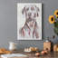 «Sitting Dog I», toile tendue avec châssis de qualité supérieure - prête à être accrochée-482251306