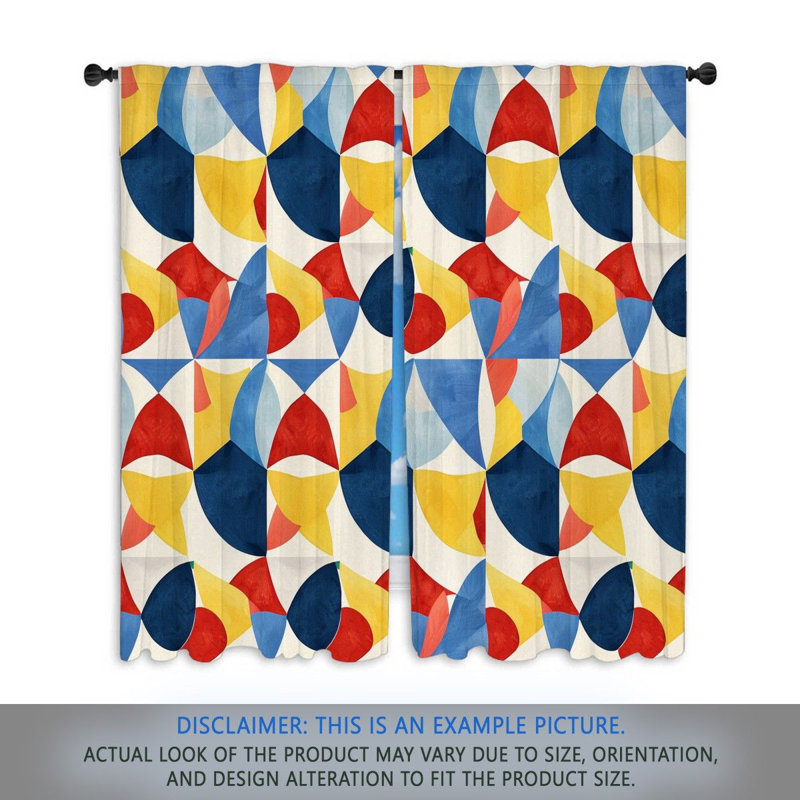 Paire de rideaux obscurcissant en polyester Aletheia, L 56 po x L 78 po