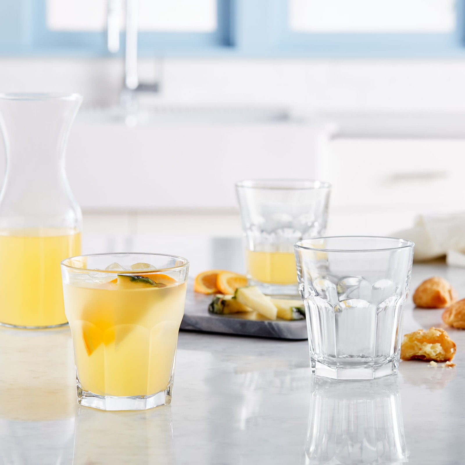 Gibraltar Ribbed Drinking Glass