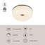 Jada 12-in Gold dimmable LED Flush Mount-1441087404
