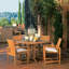Amalfi Outdoor Round Teak Dining Table