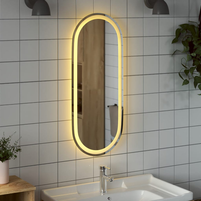 Miroir de salle de bain Jaisean, 35,4 po x 15,7 po