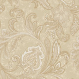 Elegance Collection Paisley Design Pearlescent Finish Wallpaper Roll