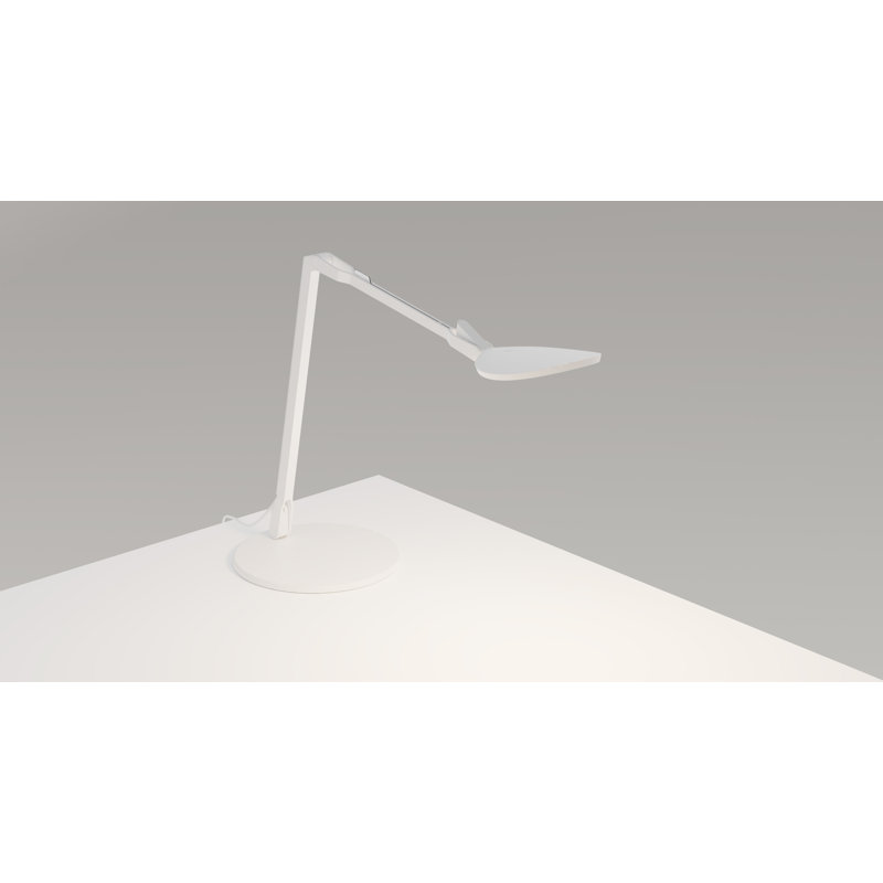 Splitty Reach LED Desk Table Lamp, Matte White, 3500 Kelvins