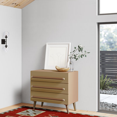 Abdülkerim Solid Wood 31.5 " W 3 - Drawer Dresser