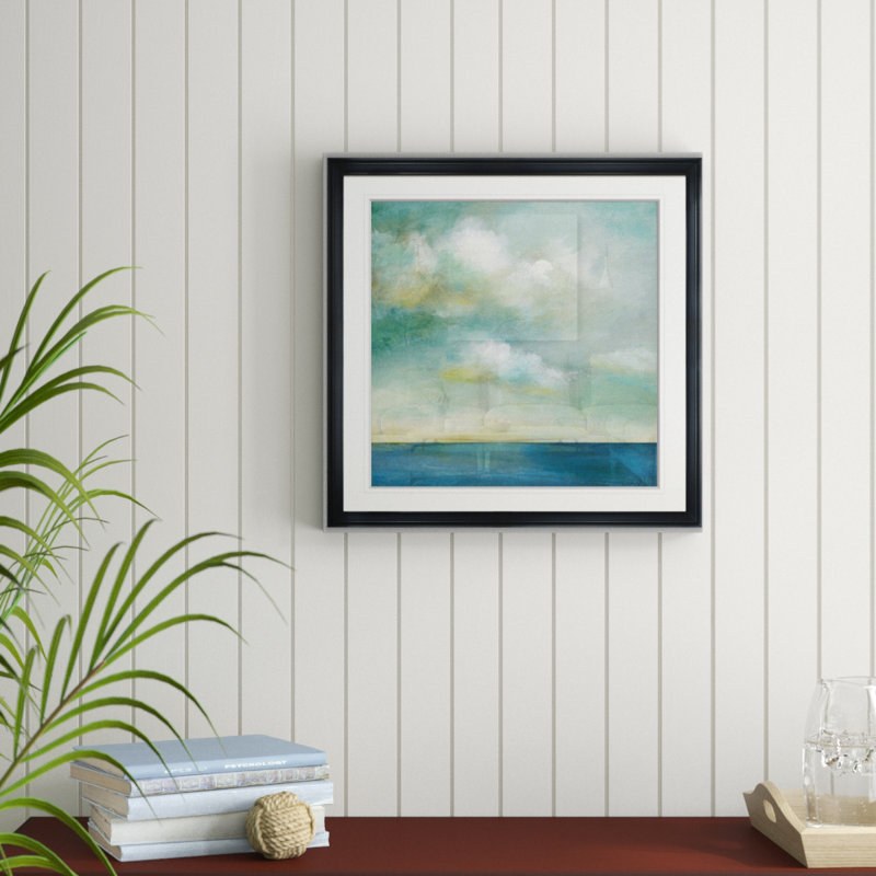 " Cloudscape I " Painting Print, Wrapped Canvas, 16" H x 16" W x 2" D
