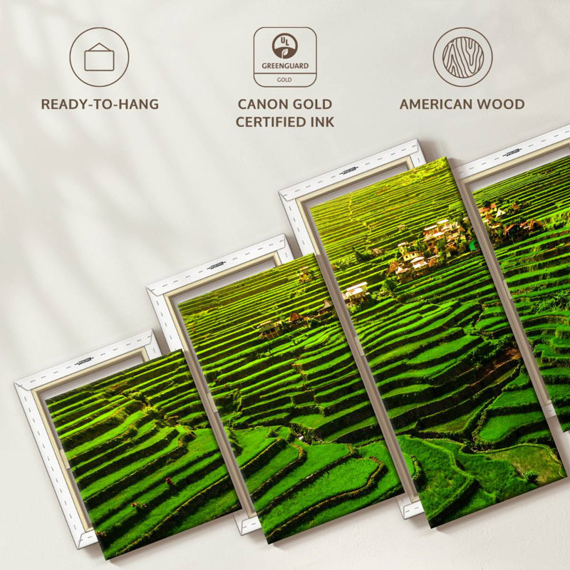 Alvord Historic Ifugao Rice Terraces, 24" H x 55" W