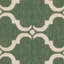 Tapis intérieur / extérieur vert / beige Arneshia-13764823