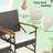 Set Of 2 Patio Wicker Chairs With Soft Zippered Cushion