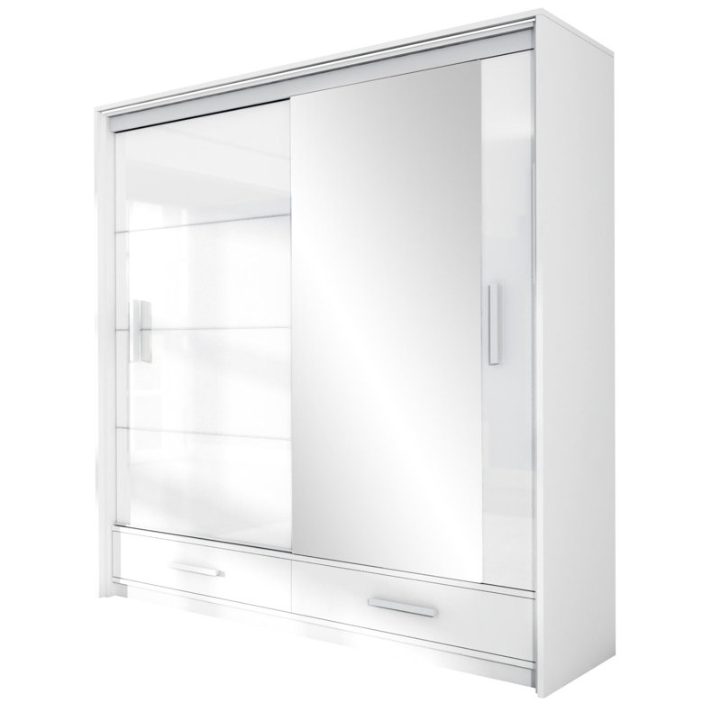 Biddick Wardrobe, White