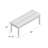 Lower Shockerwick Upholstered Bench