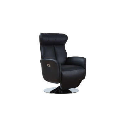 Gino Leather Swivel Power Recliner