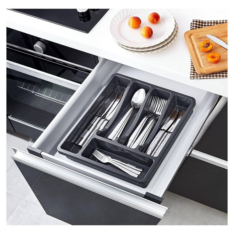 Plastic Rectangle Flatware Caddy