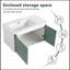 Ensemble de meuble-lavabo simple avec plateau 35,60 Reutter